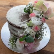 Bäckerei Schoder Torte Blumengirlande